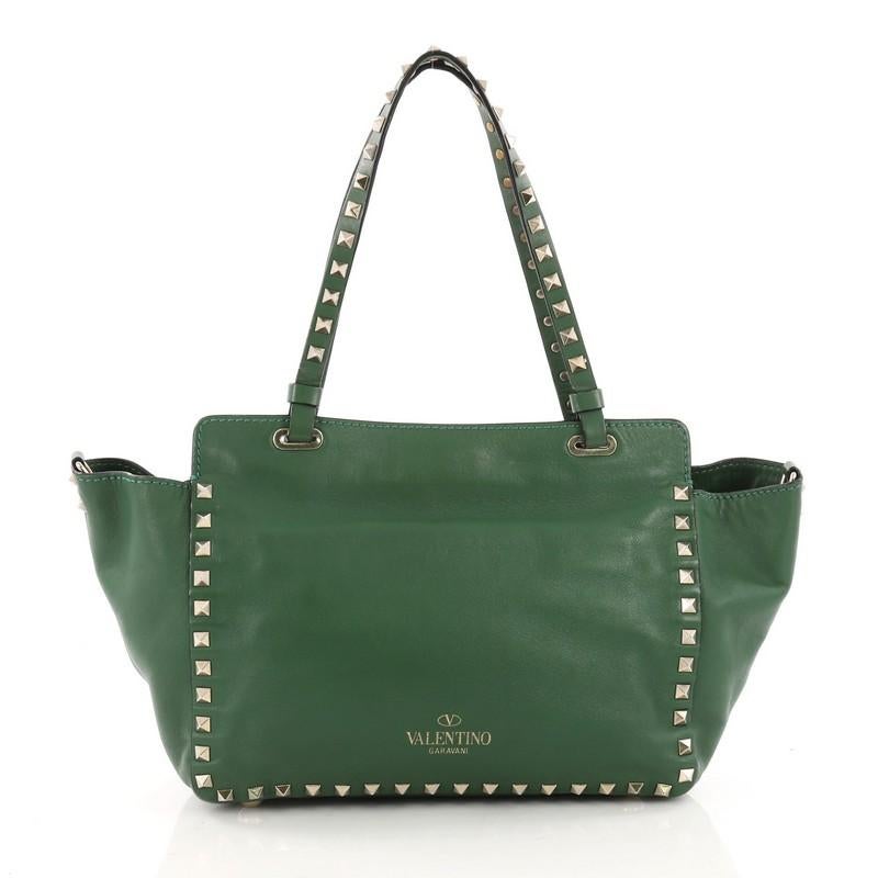 Women's or Men's Valentino Rockstud Tote Soft Leather Small 