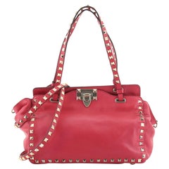 Valentino Rockstud Tote Soft Leather Small