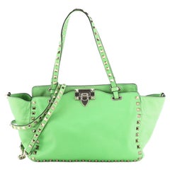 Valentino Rockstud Tote Soft Leather Small