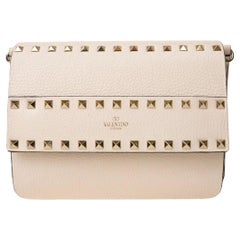 Valentino Rockstud Schulterriemen Klein Creme