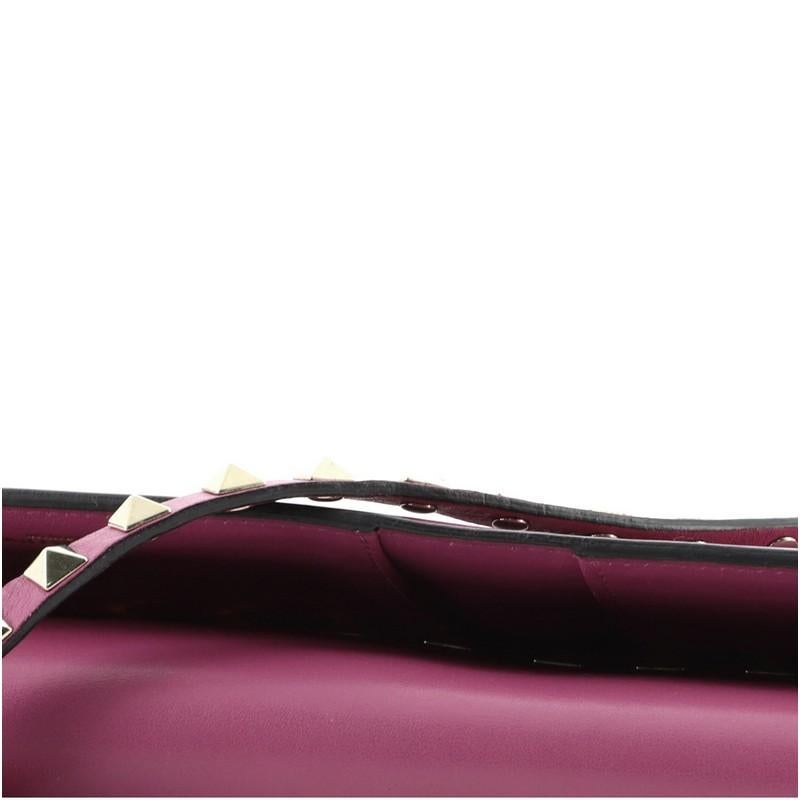 Valentino Rockstud Trifold Travel Wallet Leather 3