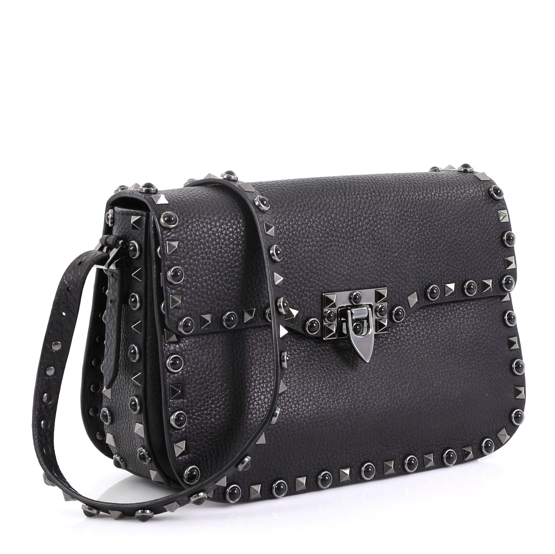 valentino rockstud rolling crossbody bag