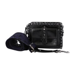 Valentino Rolling Rockstud Pocket Crossbody Leather with Cabochons Mini