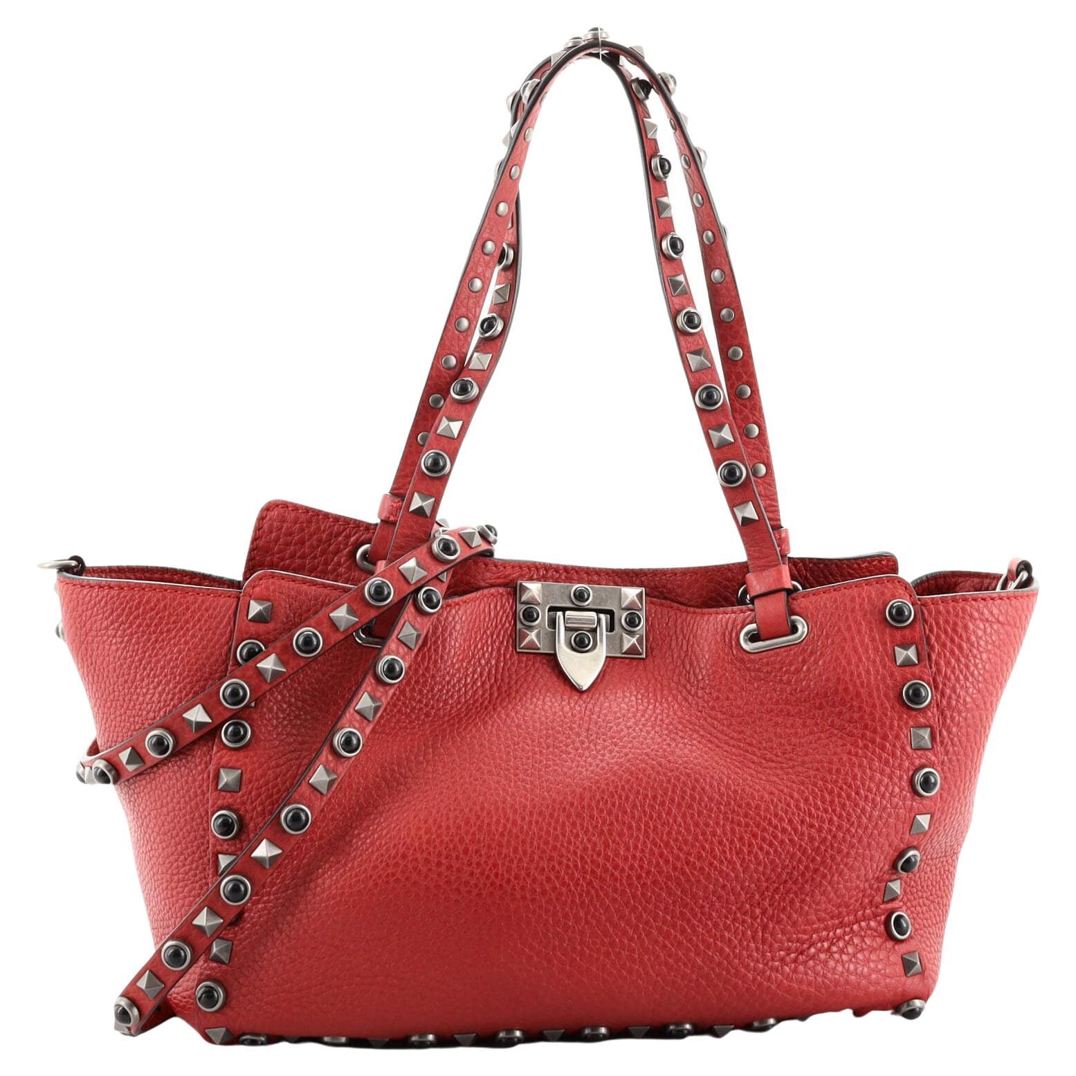 Valentino Rockstud Tote Soft Leather Small at 1stDibs