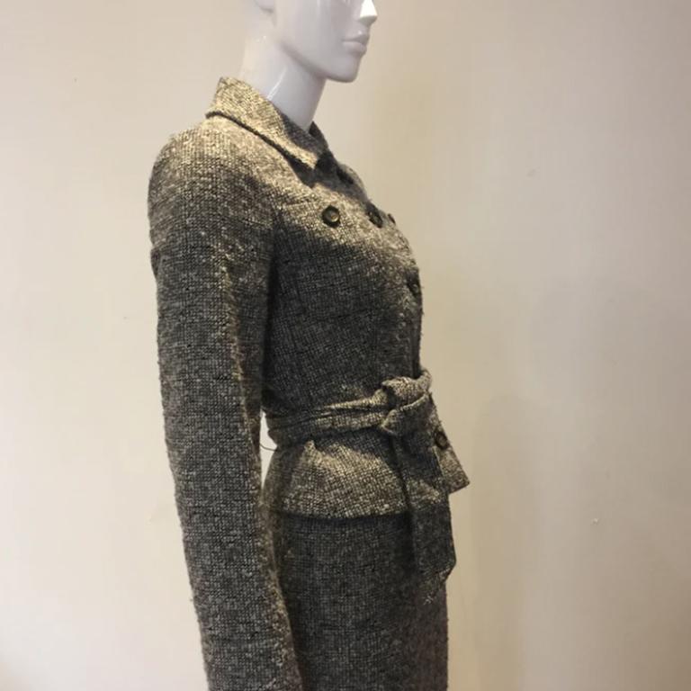 VALENTINO ROMA FW98 Grey wool suit For Sale 1