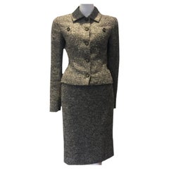 Vintage VALENTINO ROMA FW98 Grey wool suit