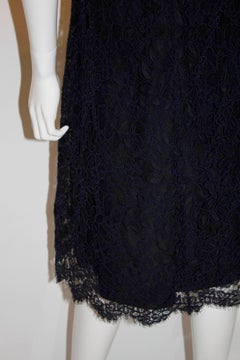 Valentino Roma Ink Black Cocktail Dress