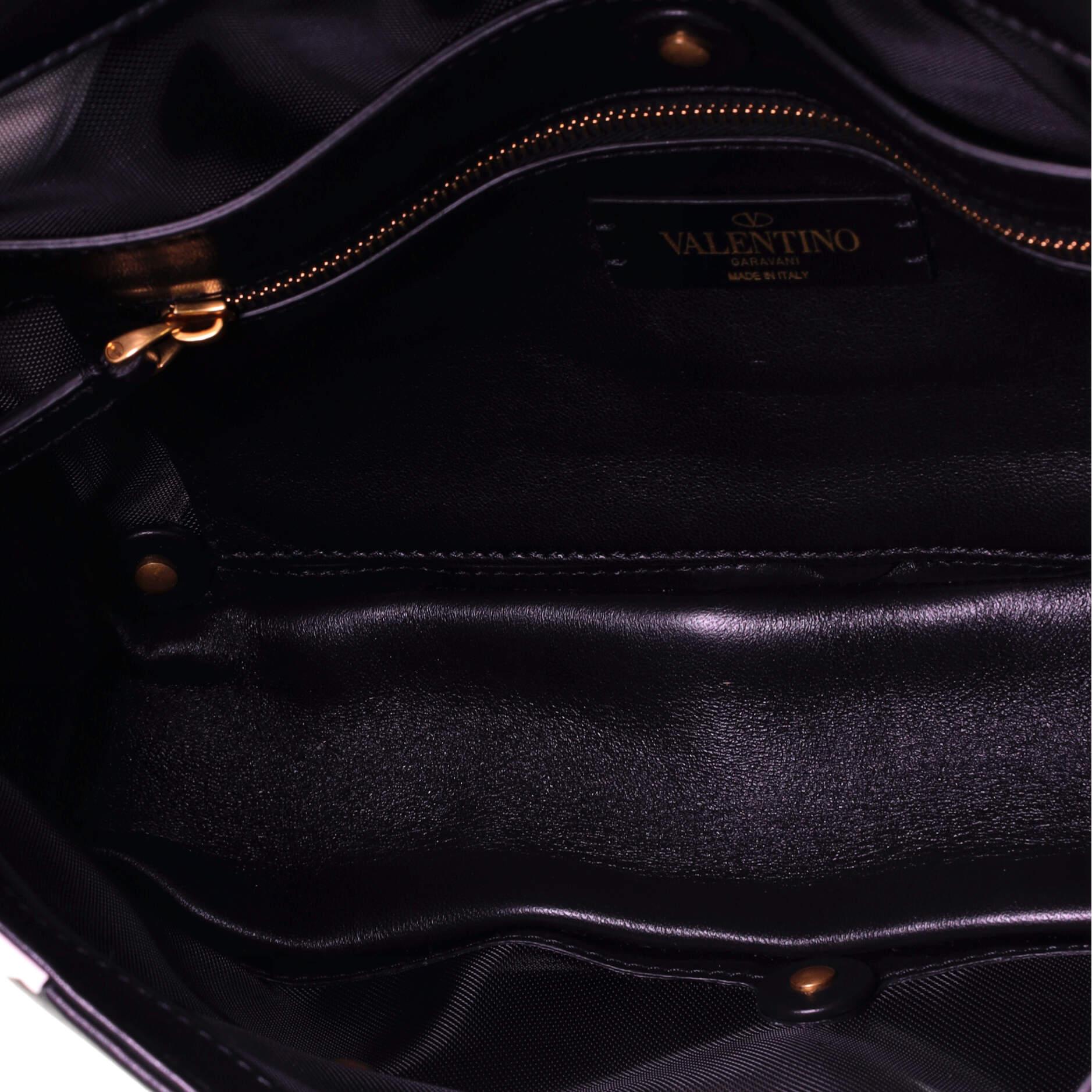 Valentino Roman Stud Flap Bag Quilted Leather Large 1