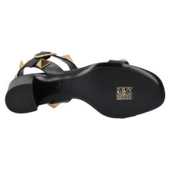 Valentino Roman Stud Sandals Black