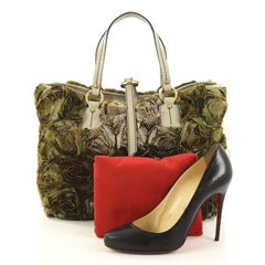 Valentino Rosier Tote Silk Medium