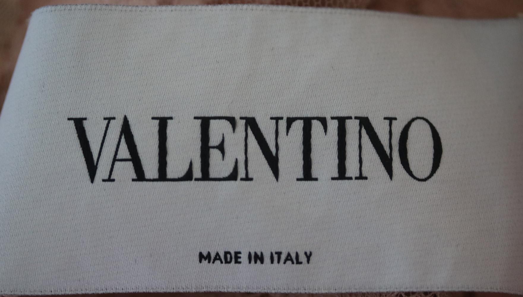 Valentino Minikleid aus geraffter Baumwollmischung und Guipure-Spitze mit Schnürung Damen