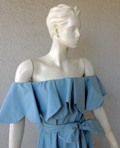 Valentino Runway Bare Shoulder Full Train Dress Gown  new!