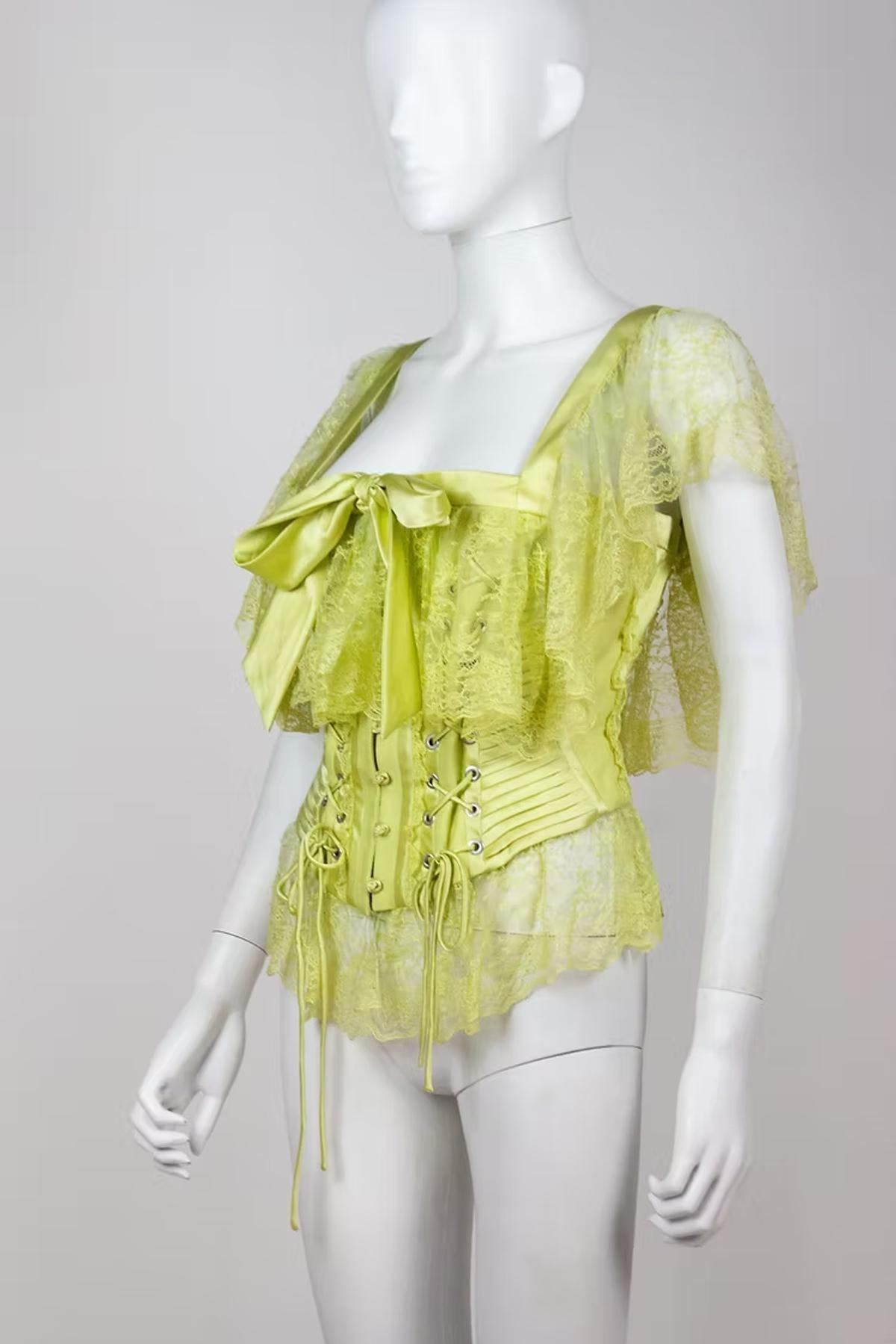 Valentino Runway Corset & Skirt, S/S 2004 For Sale 5