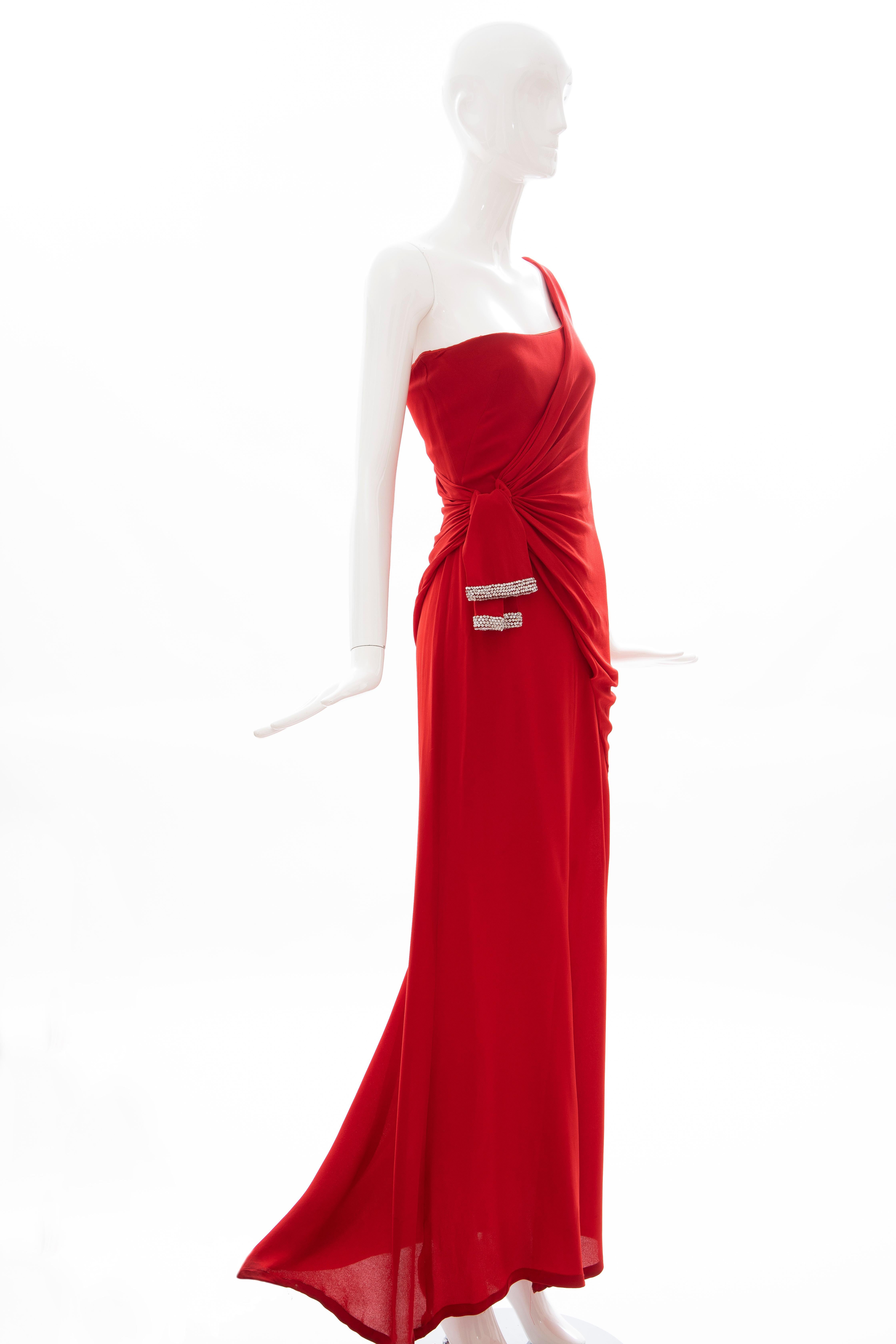 valentino red evening gowns