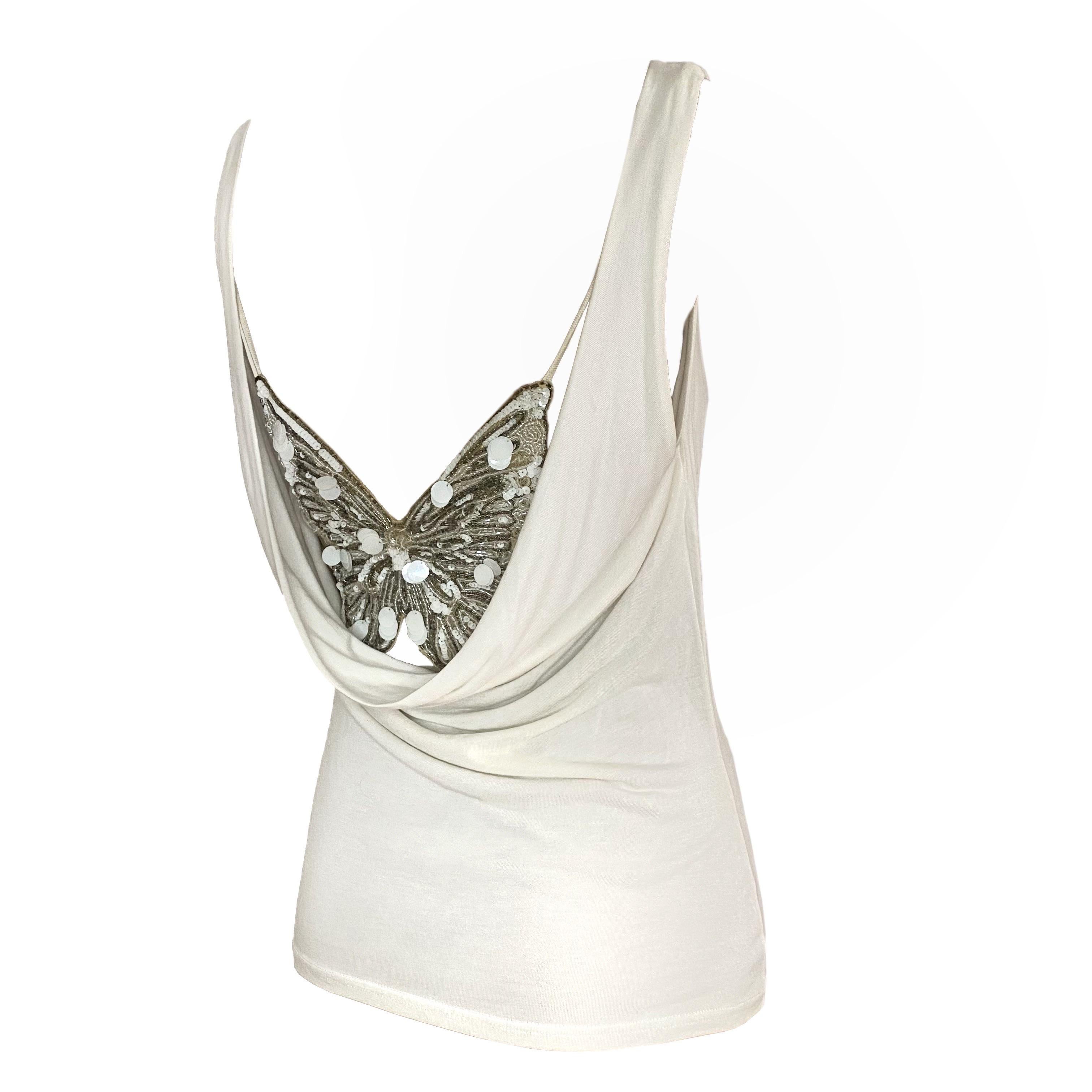 Valentino S/S 2004 back butterfly bra + top 3