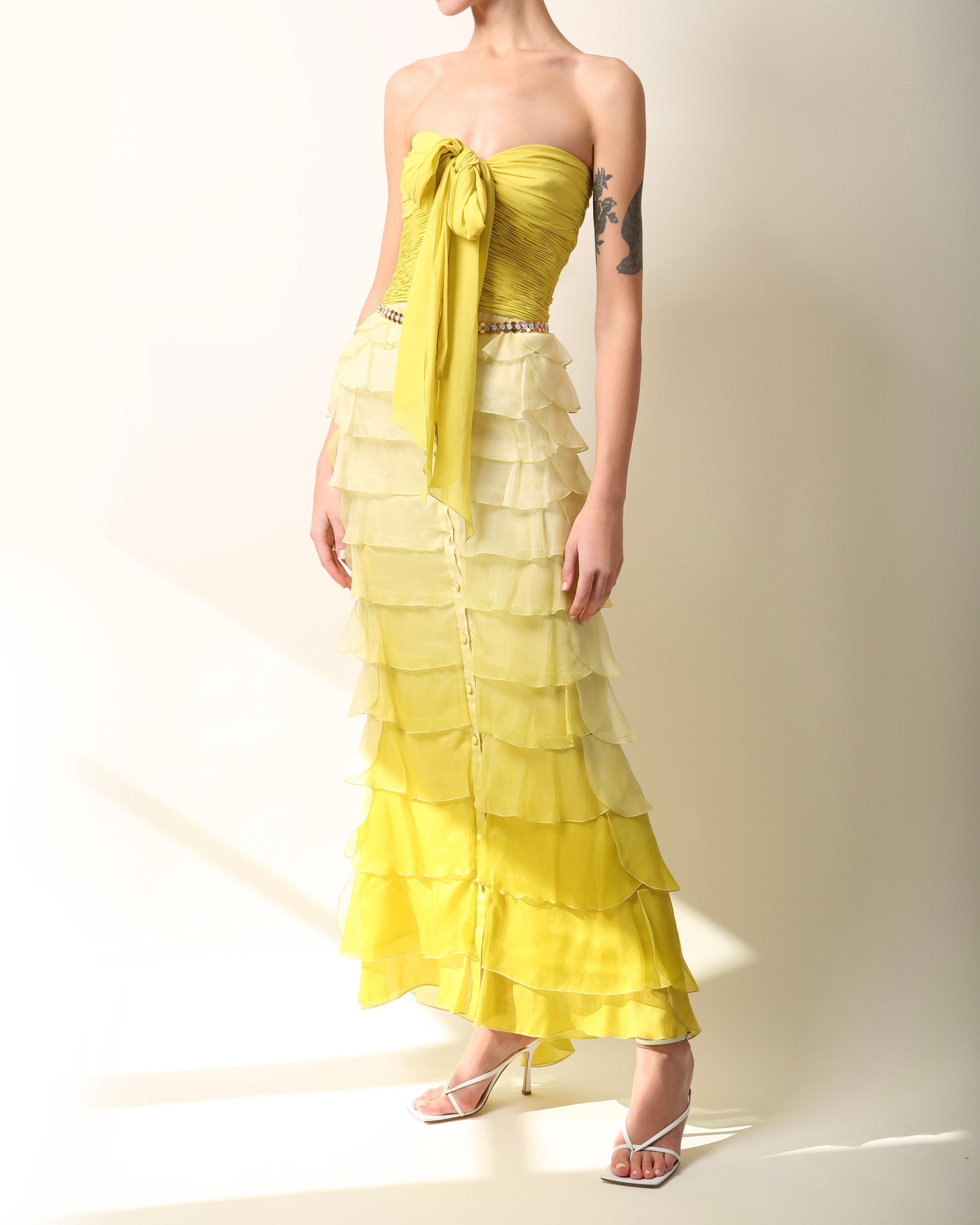 yellow valentino dress