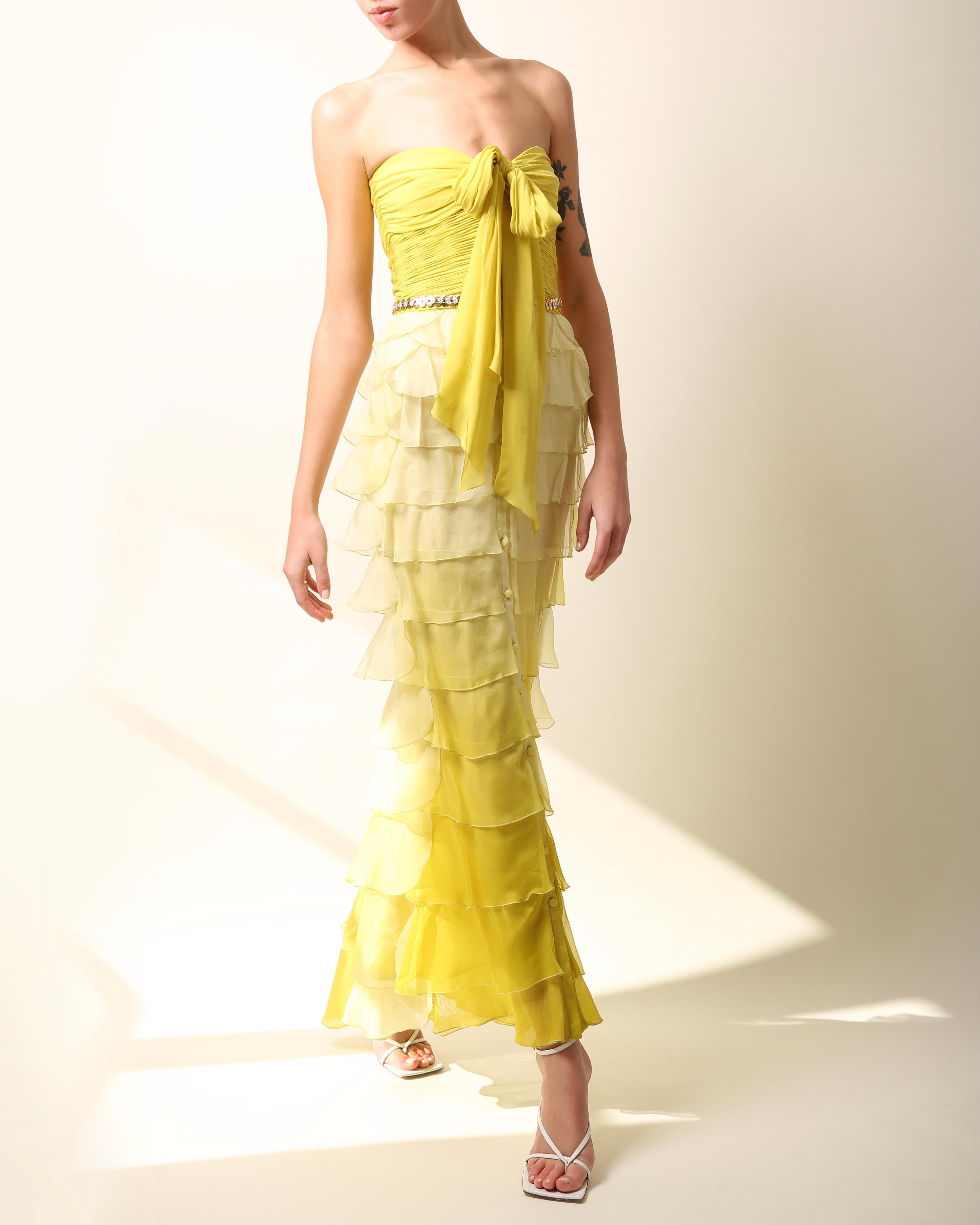 valentino yellow gown
