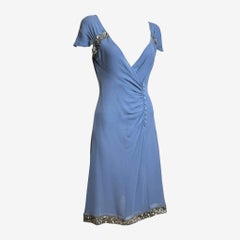 Valentino S/S 2006 Silk Jersey Beaded Dress