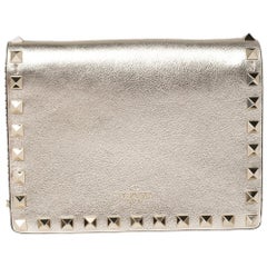 Valentino Sahara Leather Rockstud Chain Pouch