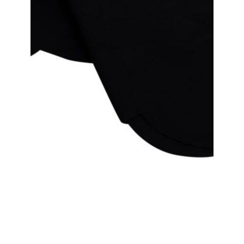 Valentino Scallop-Edged Asymmetric Cape Blouse For Sale 1