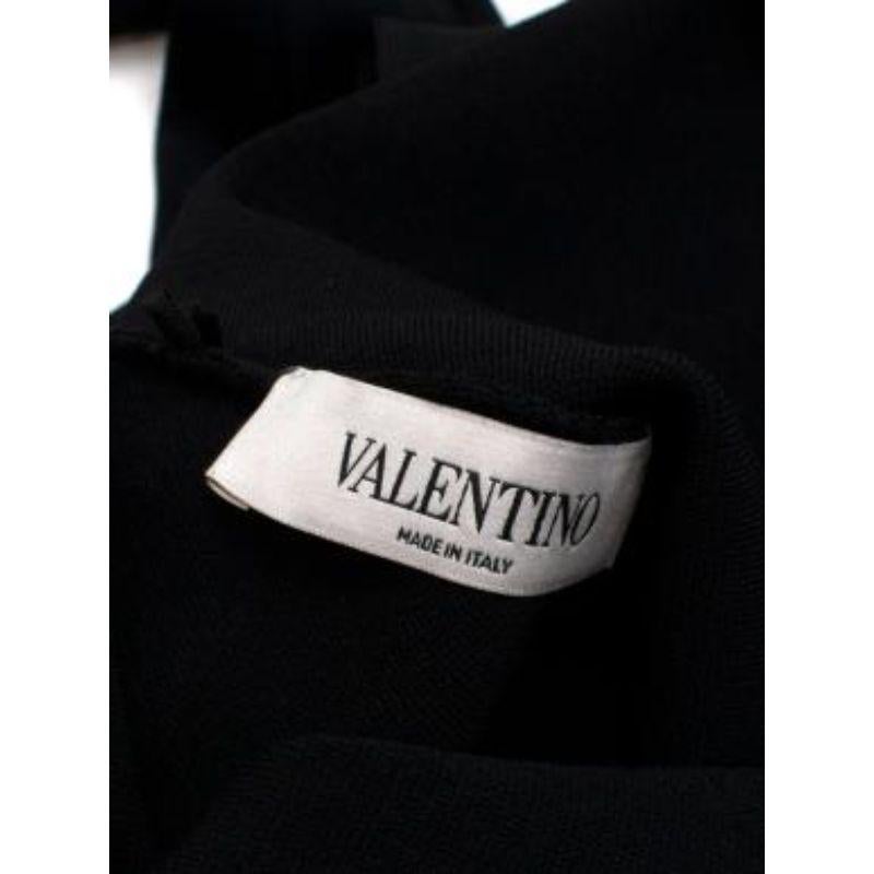 Valentino Scallop-Edged Asymmetric Cape Blouse For Sale 4