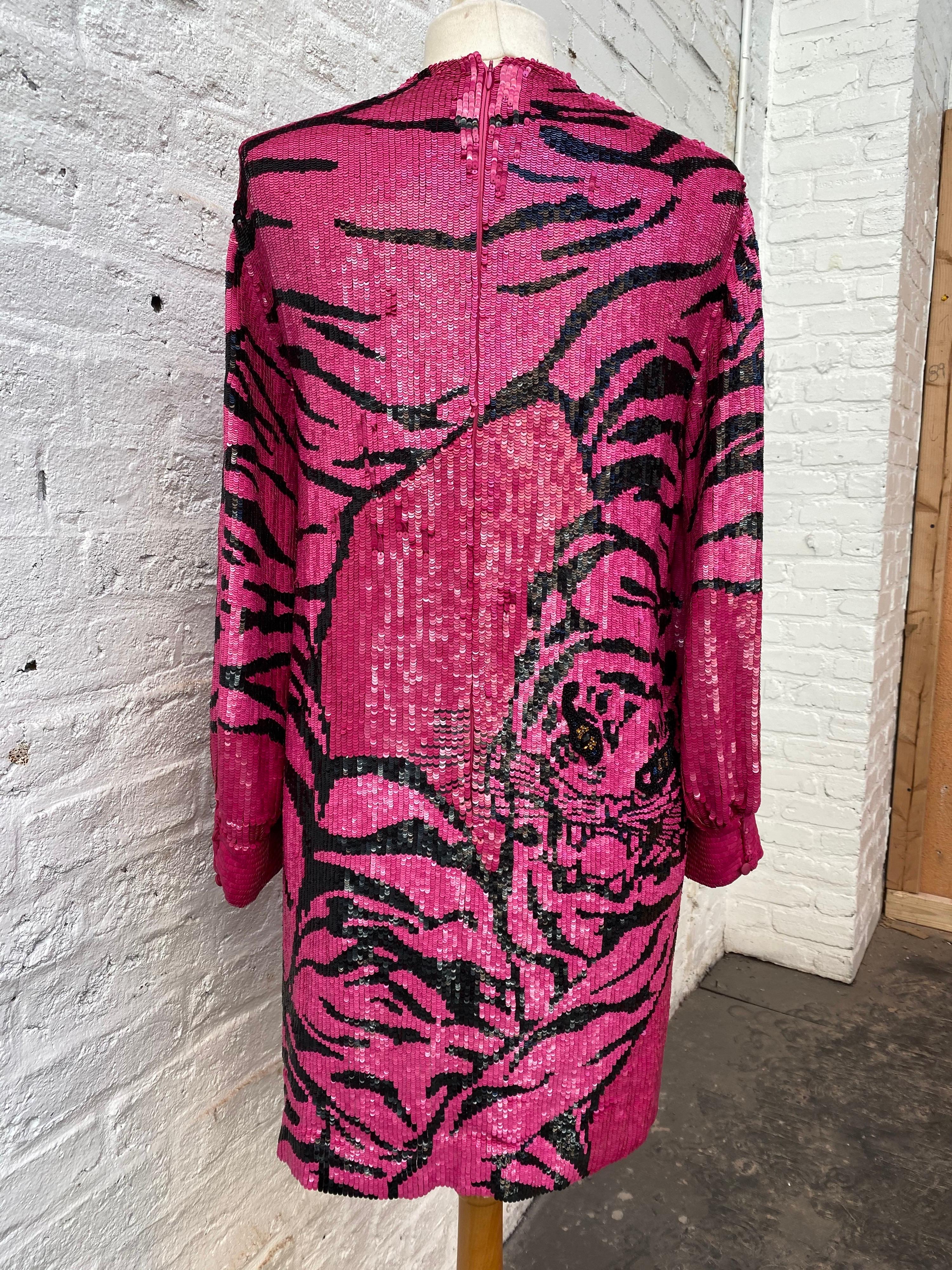 Valentino Valentino Paillettenkleid (Pink)