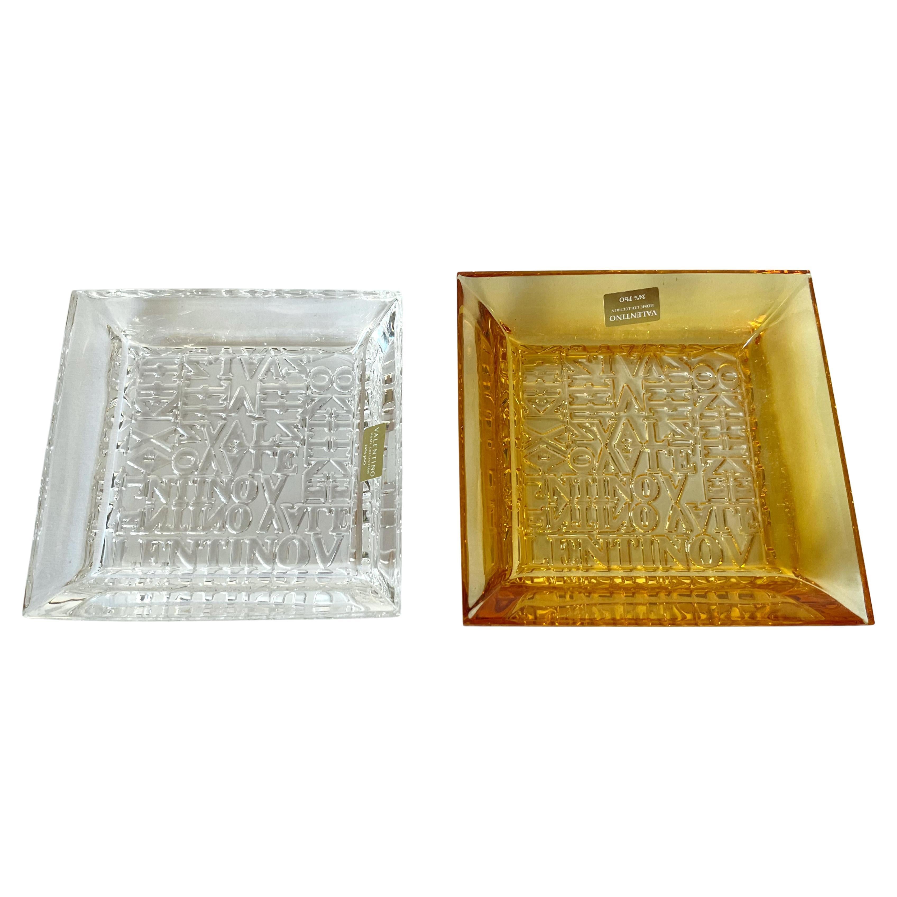 Valentino Set of 2 Vide Poches or Ashtrays