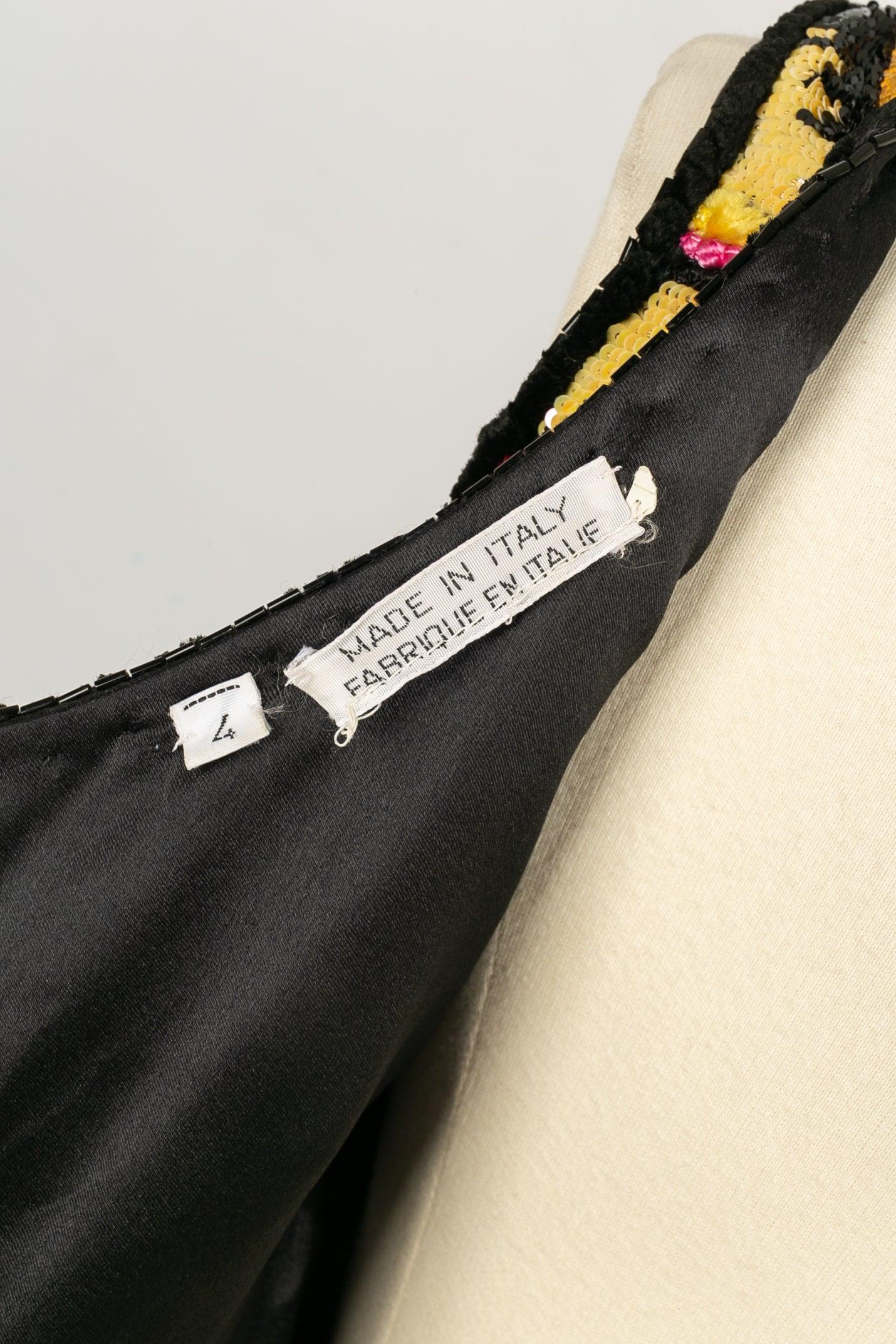 Valentino Short Dress Embroidered with Sequins 7