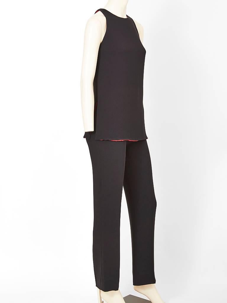 Women's Valentino Silk Quilted Jacket and Pant Ensemble