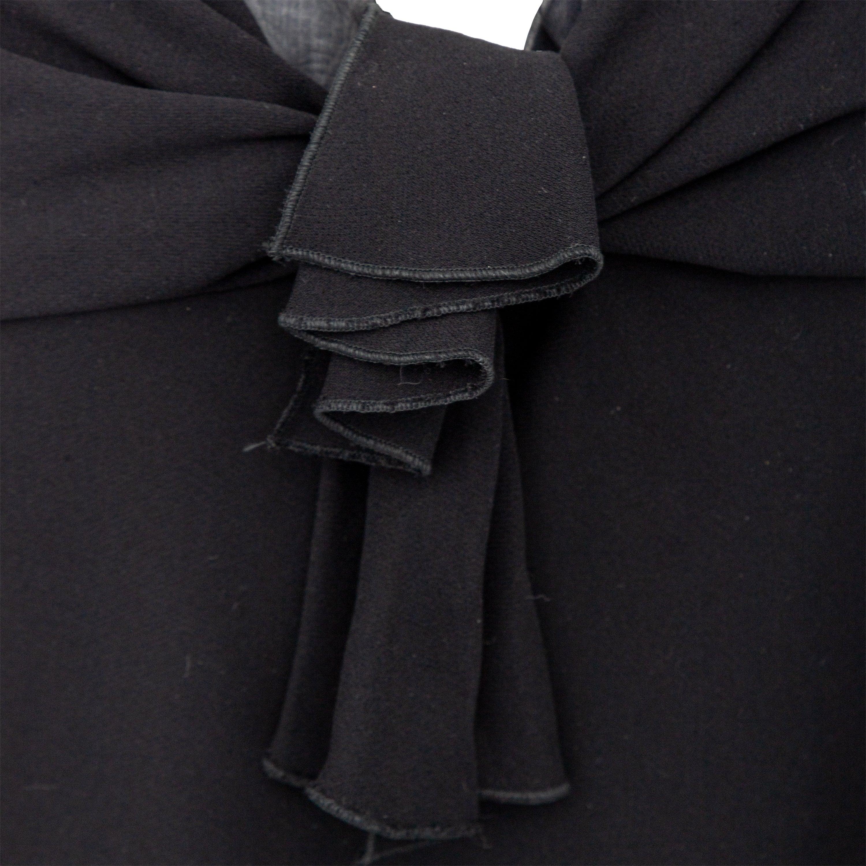Black Valentino Silk Dress - '90s For Sale