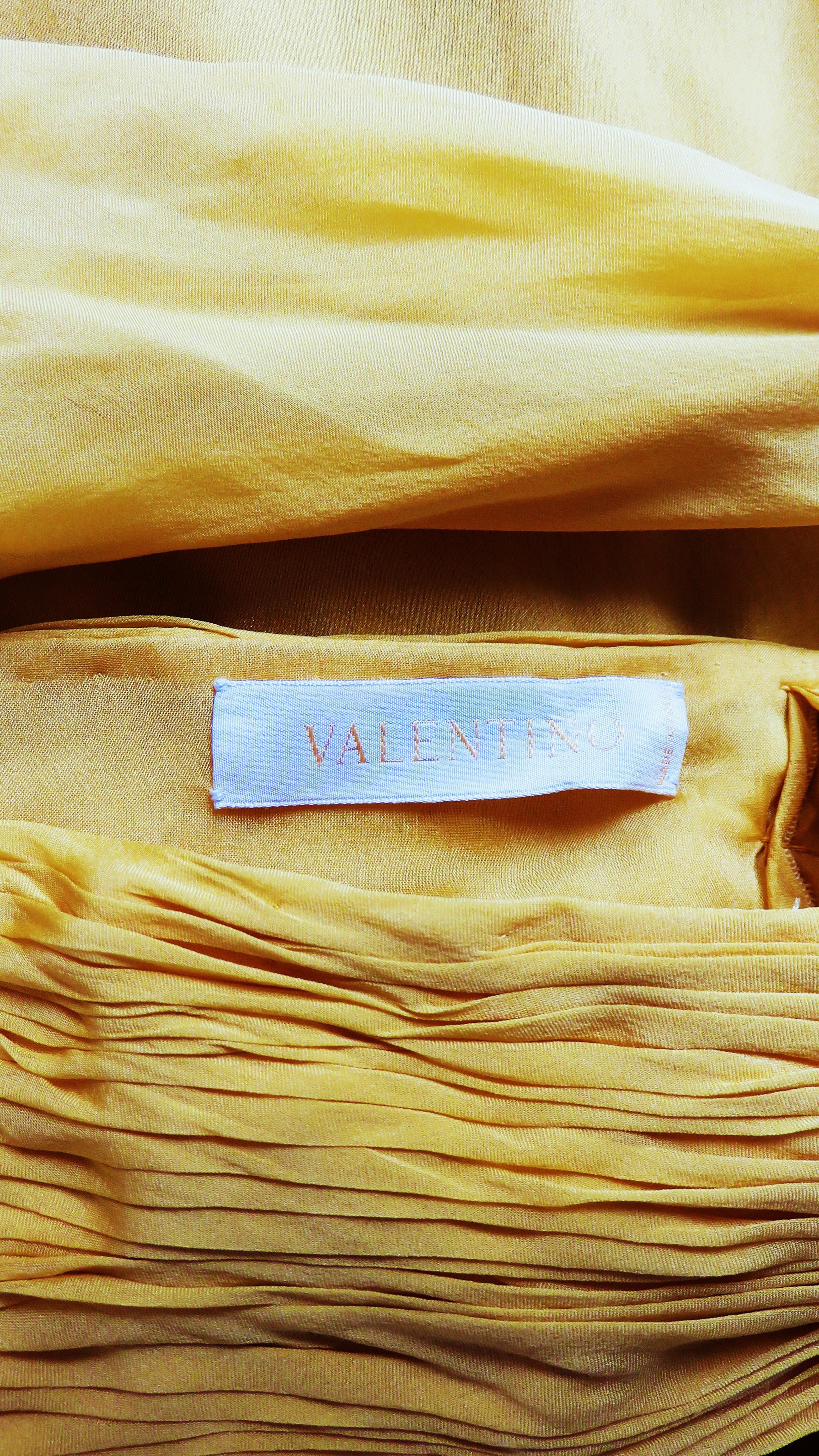 Valentino Silk Dress with Cut outs For Sale 10