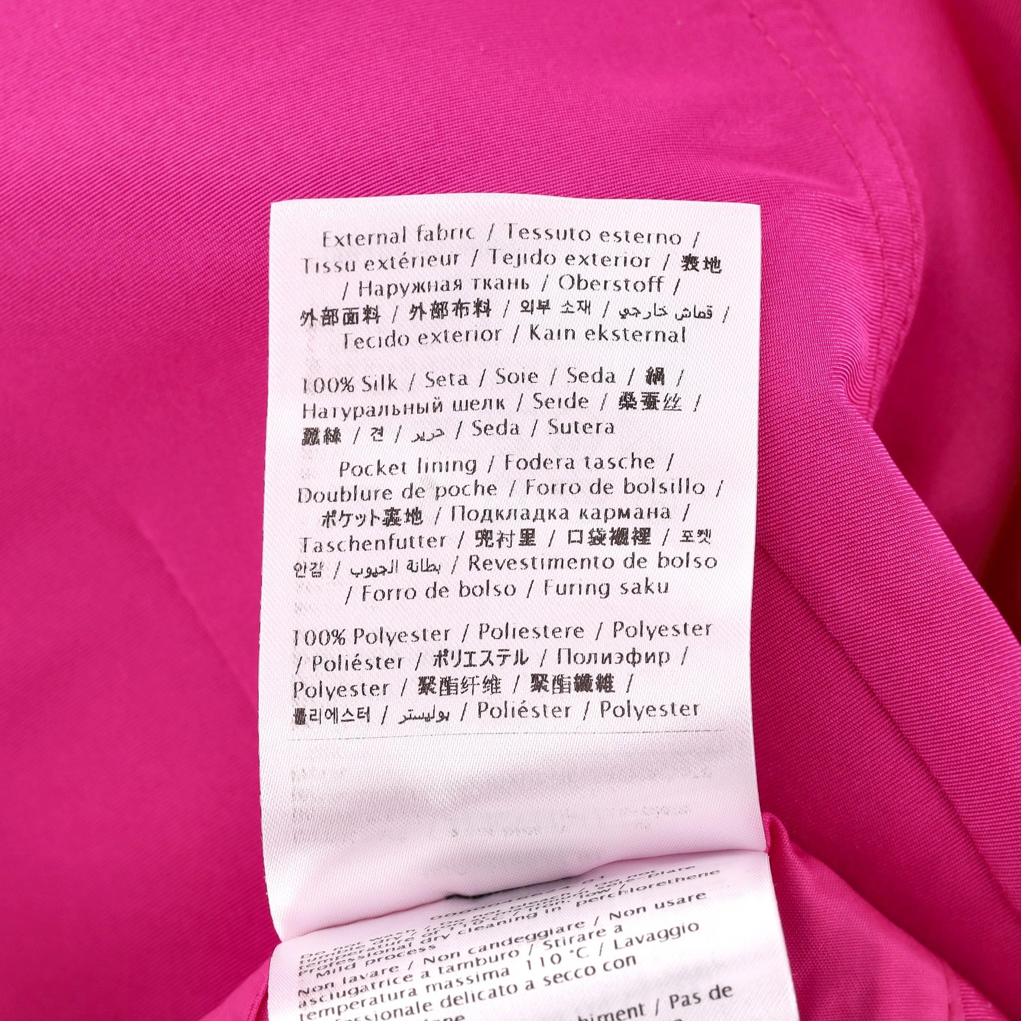 Valentino Silk Faille Shirt/Coat en vente 3