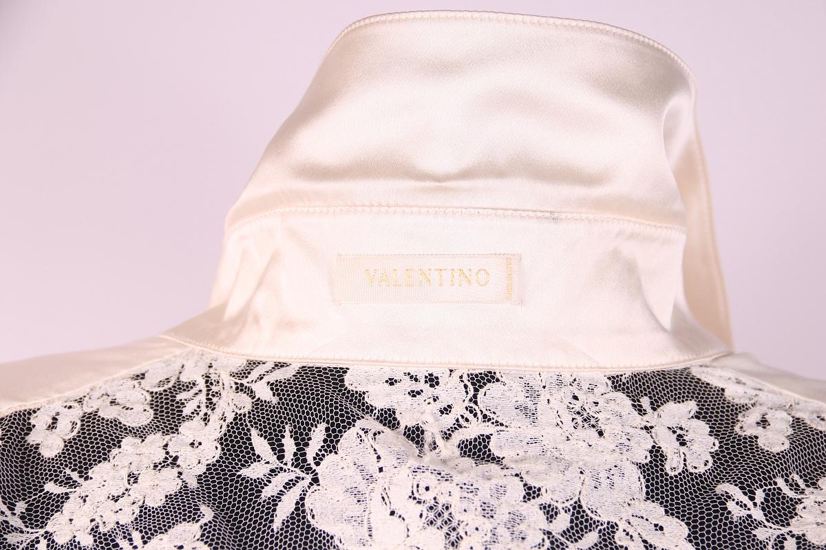 Camicia in pizzo di seta Valentino in vendita 6
