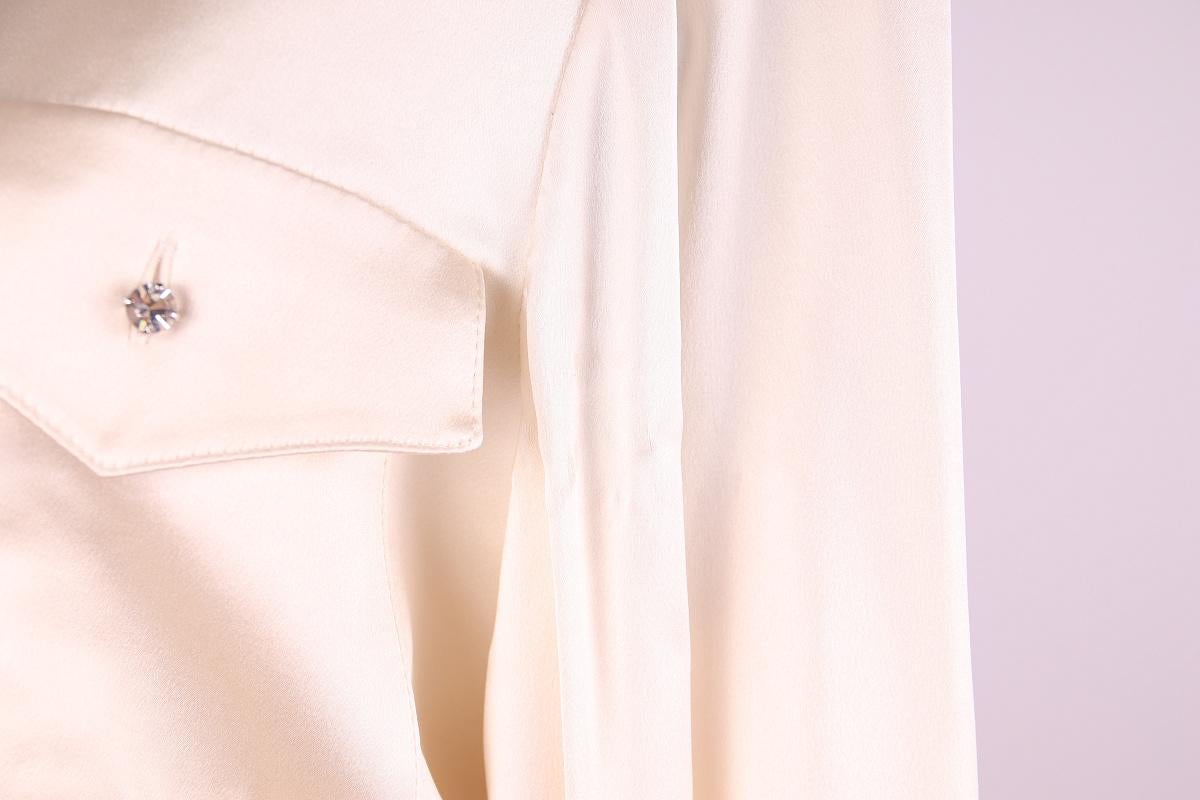 Donna Camicia in pizzo di seta Valentino in vendita