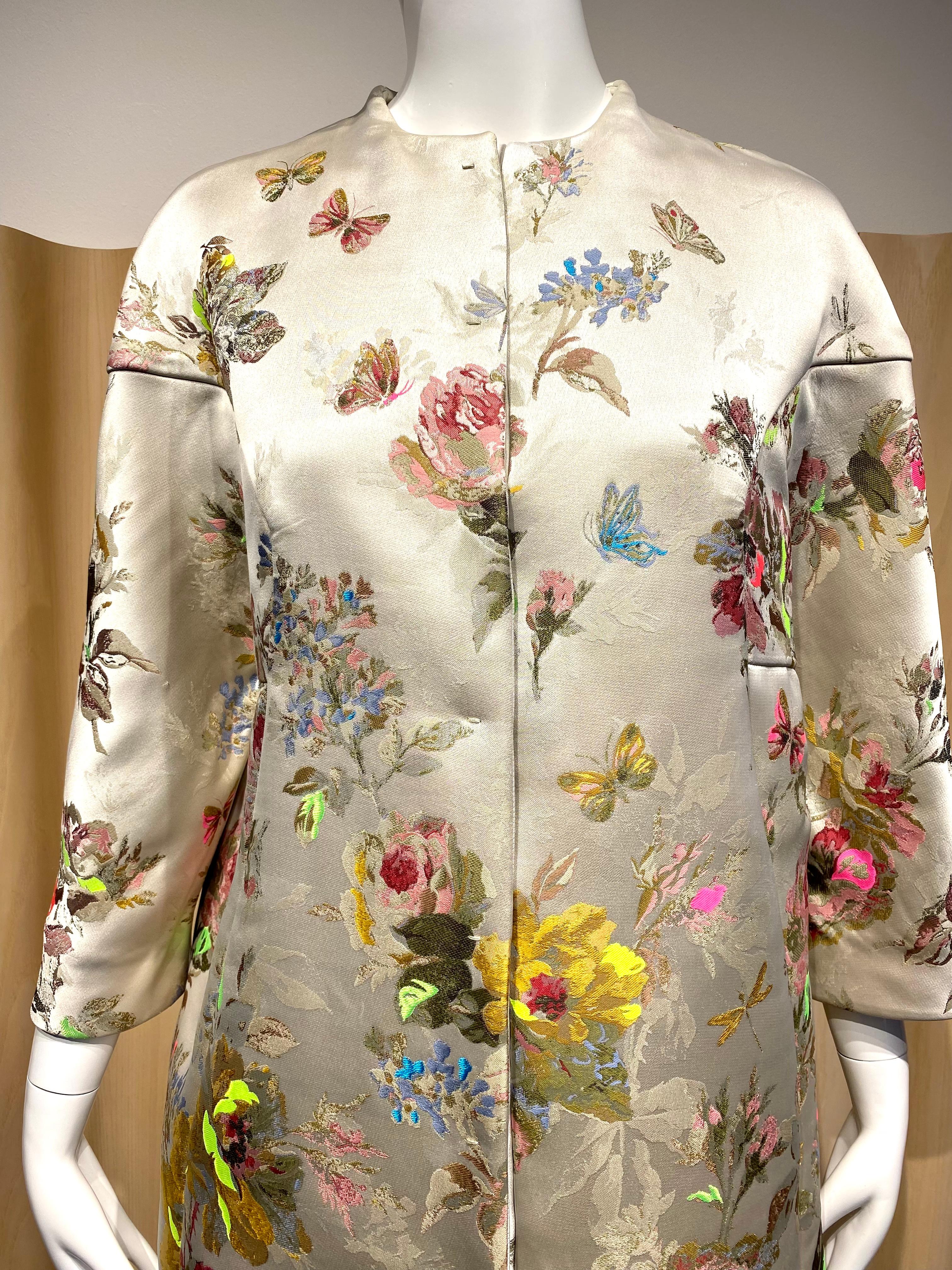 valentino floral coat