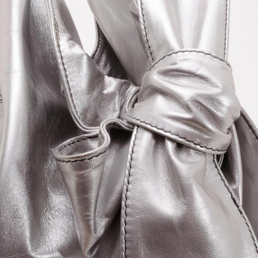 Valentino Silver Nuage Bow Tote 5