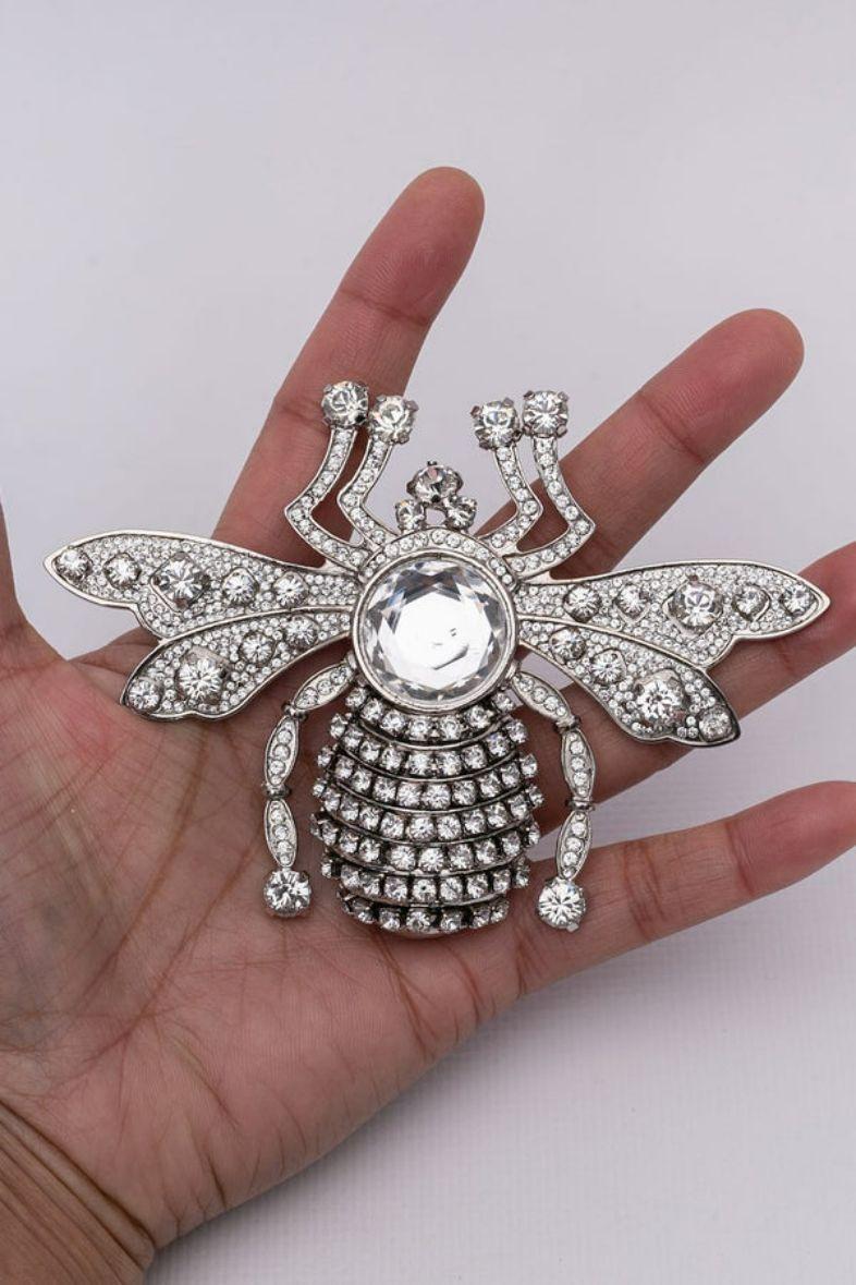 Valentino Silver Plated Bee Brooch 4
