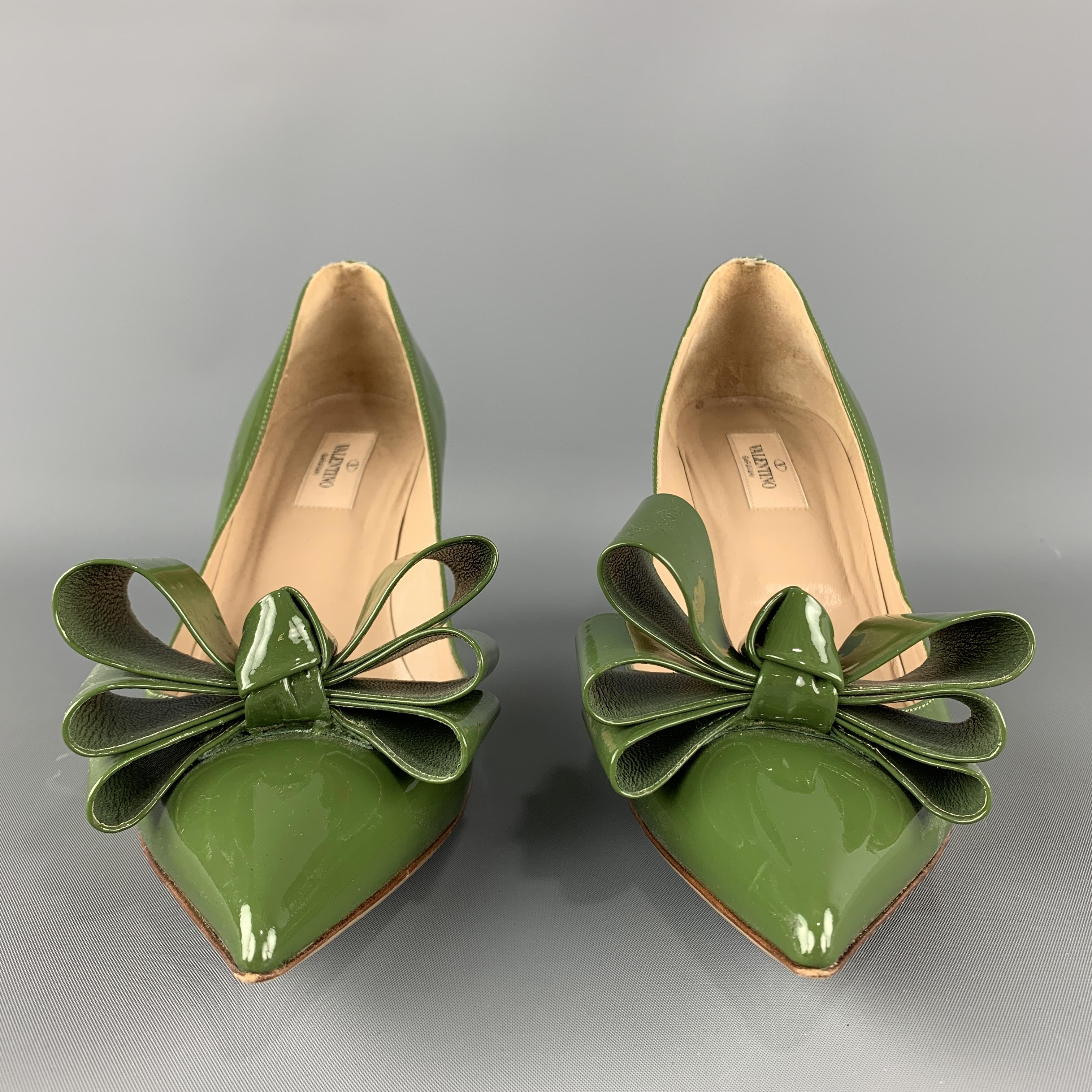 valentino green heels