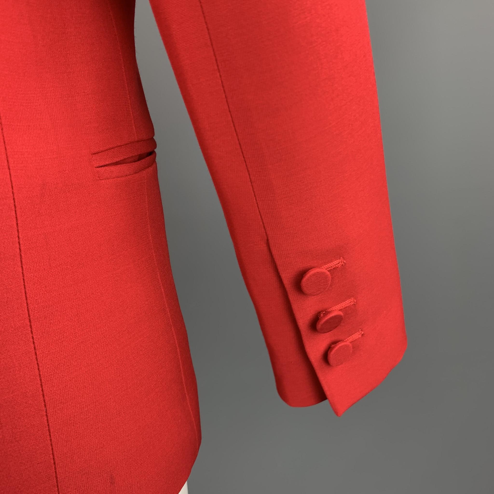 valentino red blazer