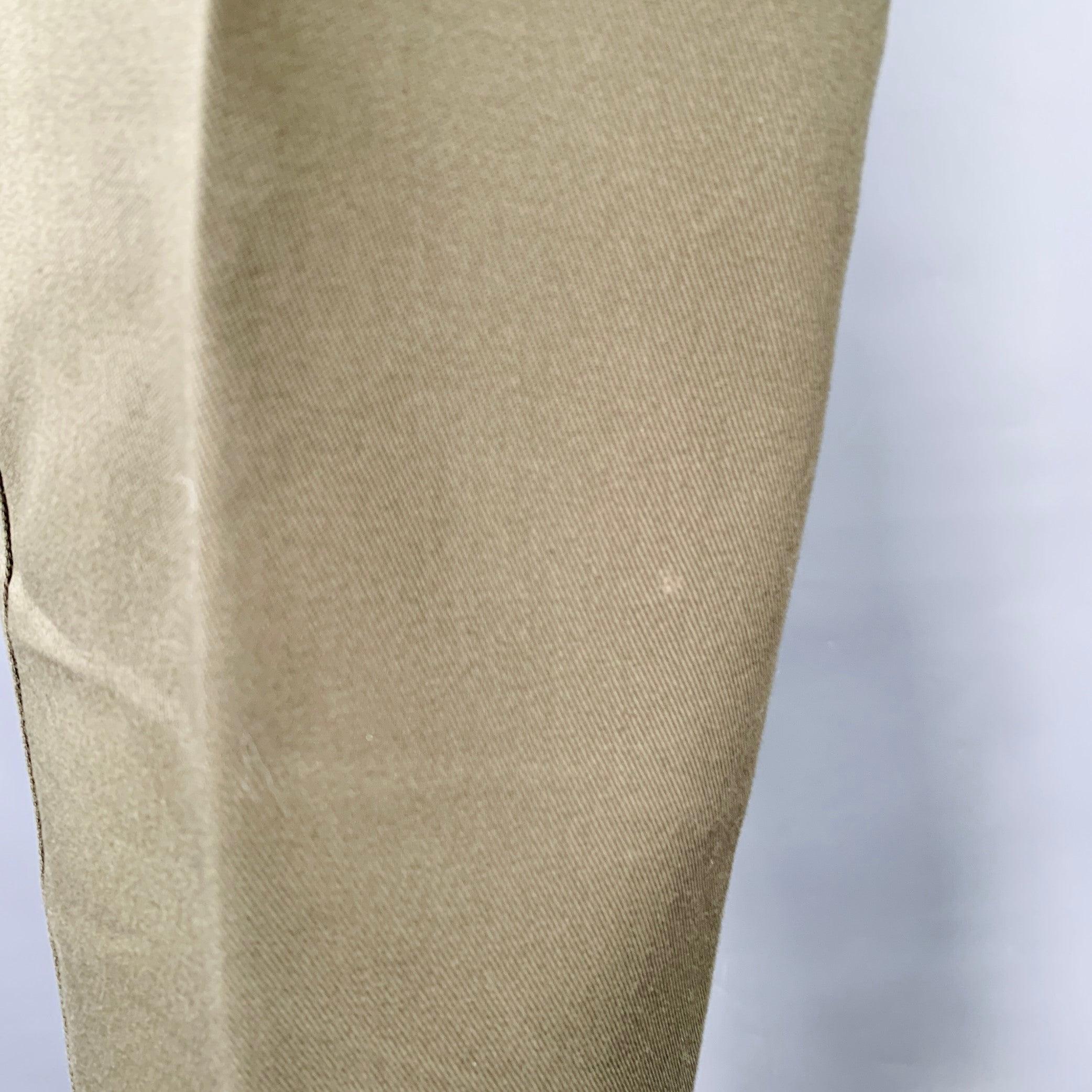 VALENTINO Taille 30 Olive Neon Cotton Cargo Pockets Casual Pants Pour hommes en vente