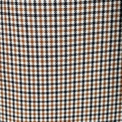 VALENTINO Size 38 Tan Black White Plaid Wool Notch Lapel Suit