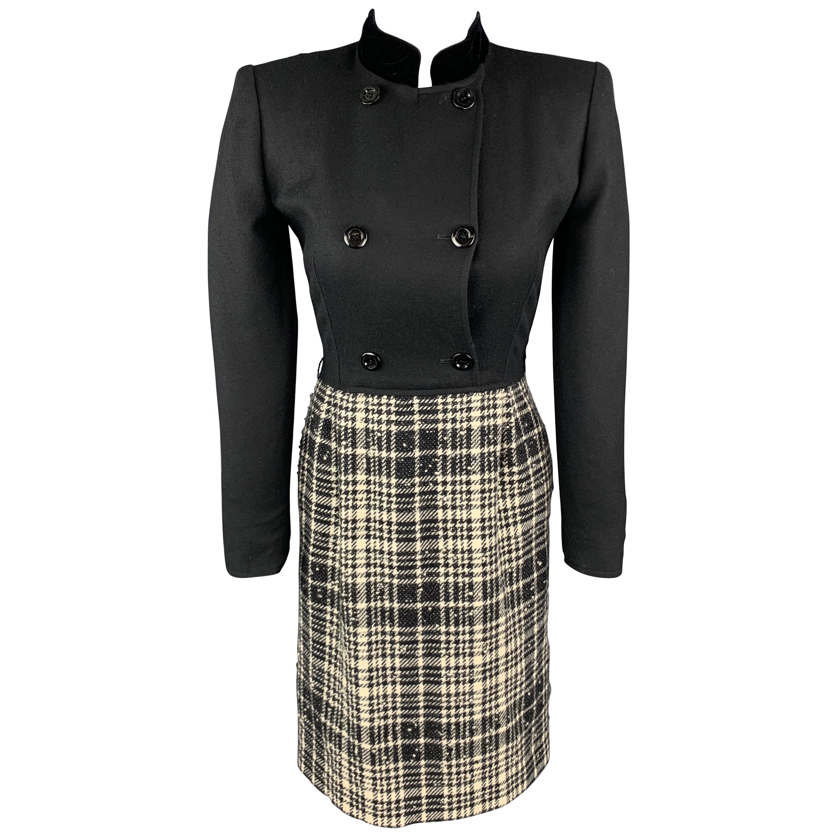 checkered skirt size 4