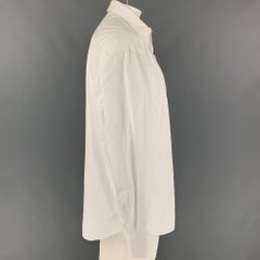 VALENTINO Size M White Cotton Button Up Oversized Shirt