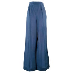 VALENTINO Size S Navy Wide Leg Dress Pants