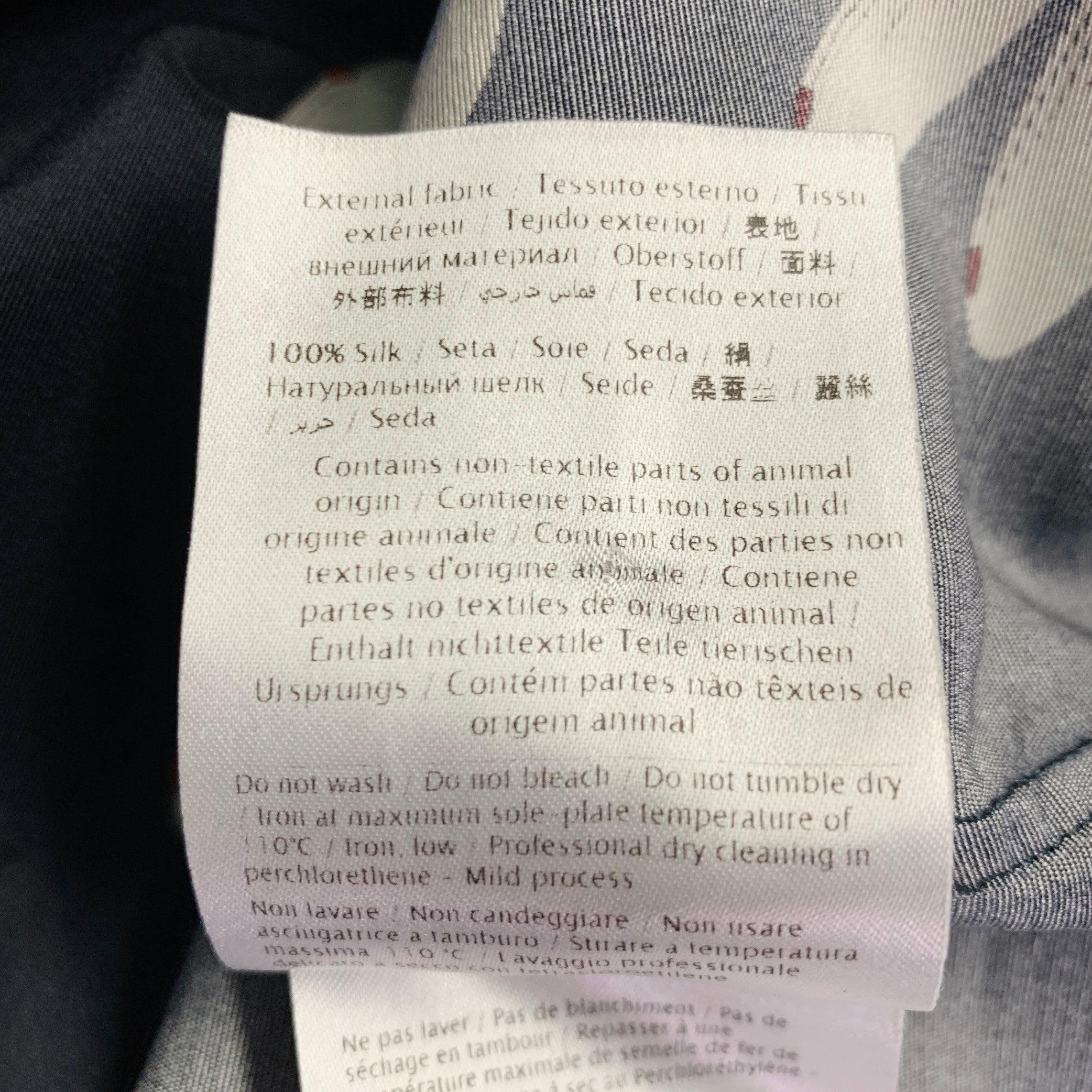VALENTINO Größe XL Schwarz Multi Farbe Libellen Seide eine Tasche Camp Kurzarm-Shirt im Angebot 6