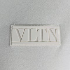 VALENTINO Size XL White Cotton Crew Neck T-shirt