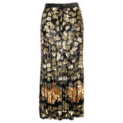 Gonna Valentino Haute Couture con paillettes e fili di lurex