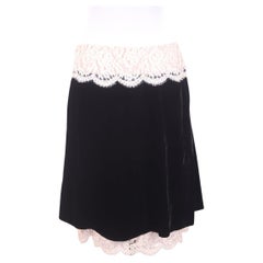 Valentino skirt silk lace