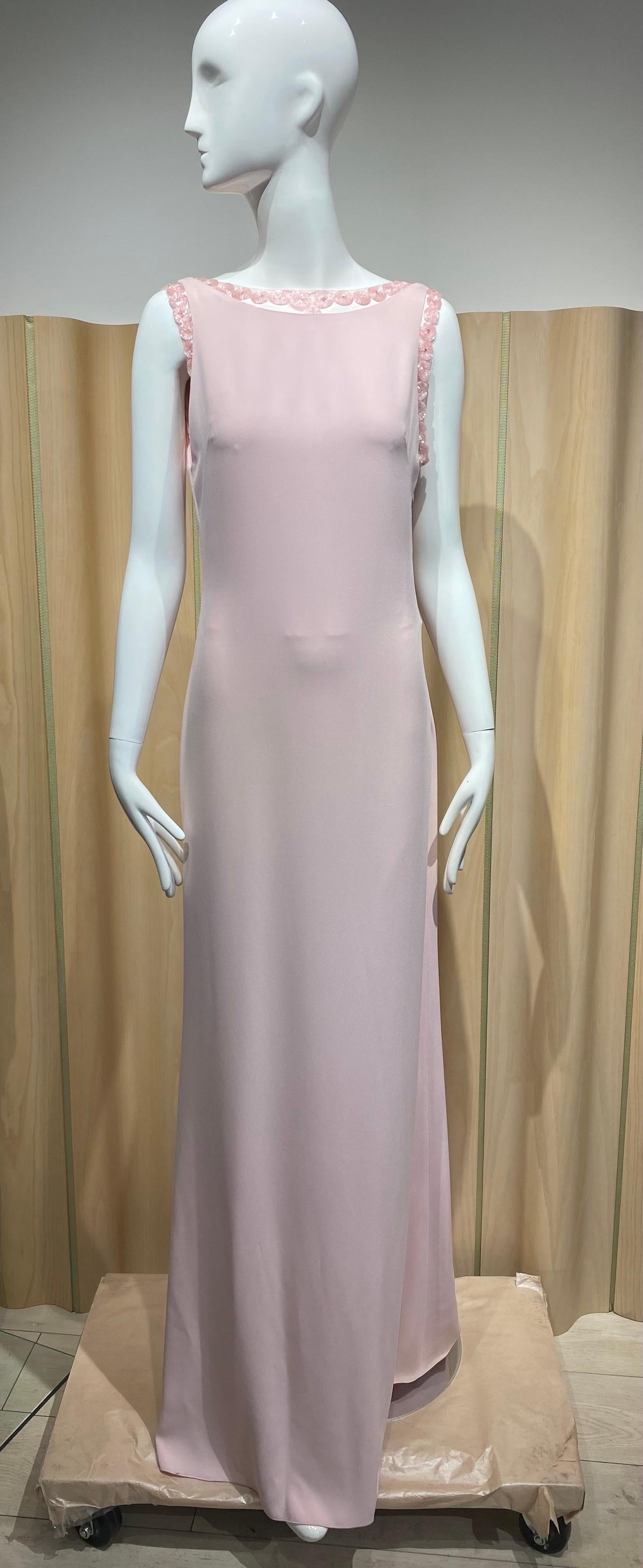 Abito rosa senza maniche di Valentino in vendita 2