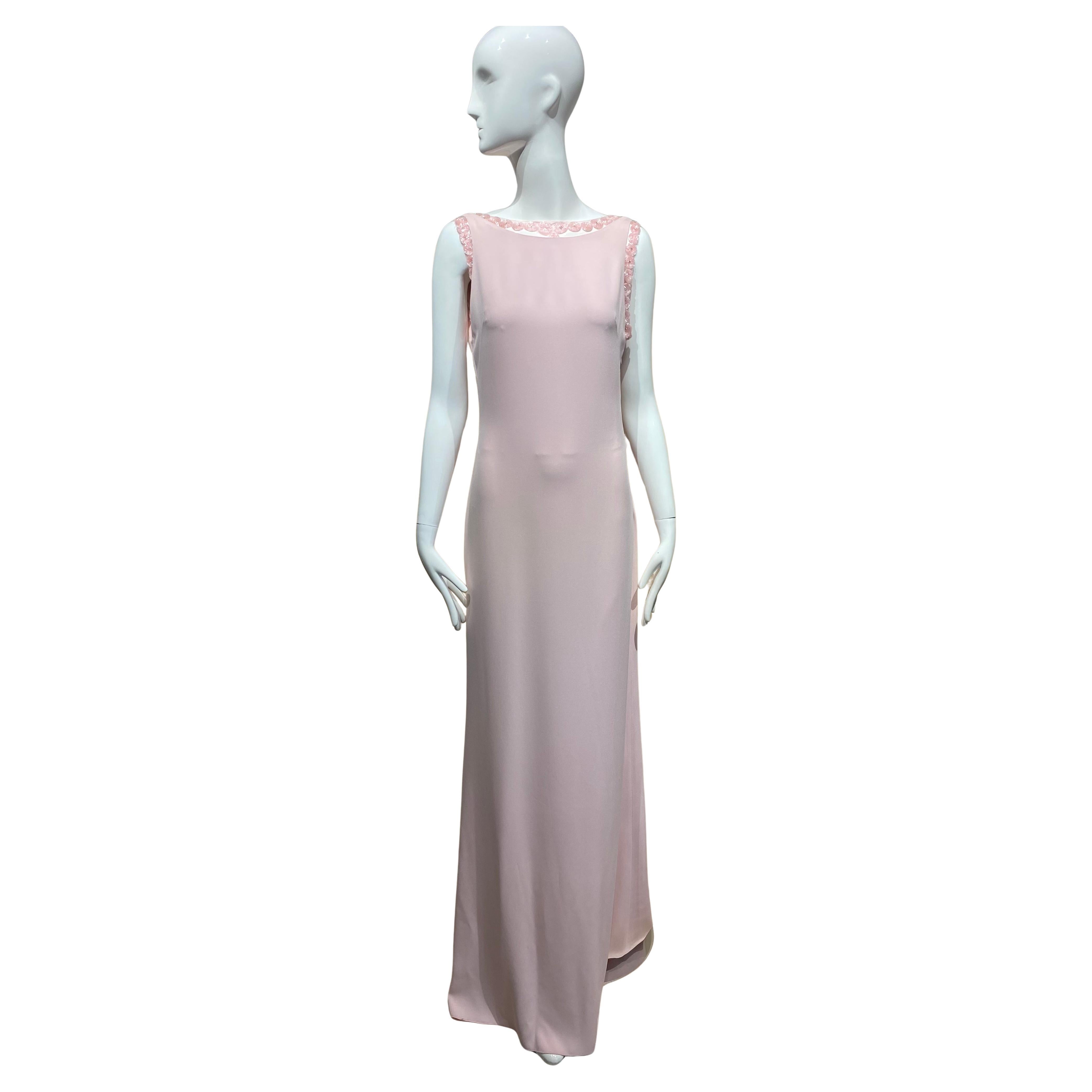 Abito rosa senza maniche di Valentino in vendita
